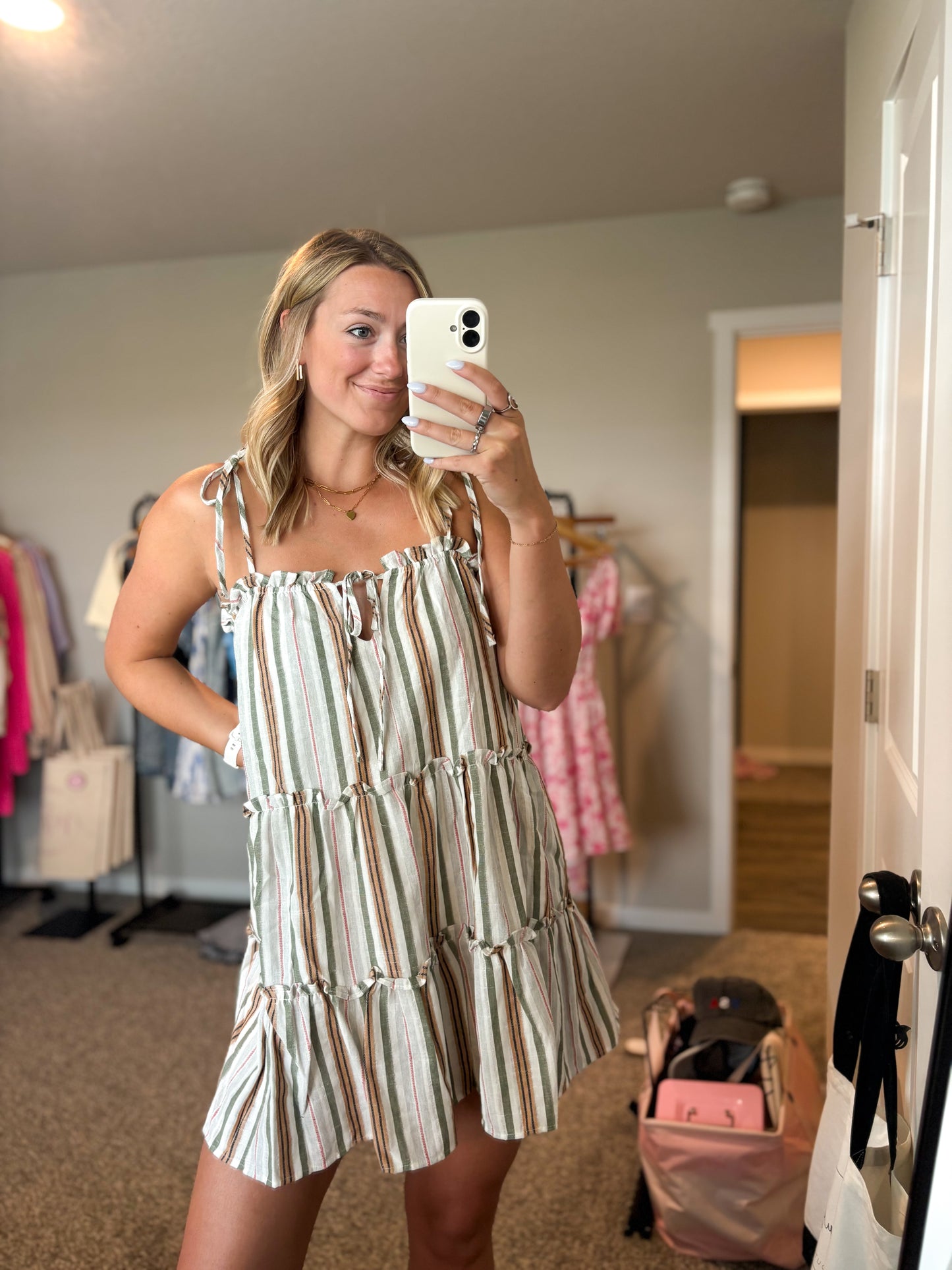 Ruffle Mini Dress