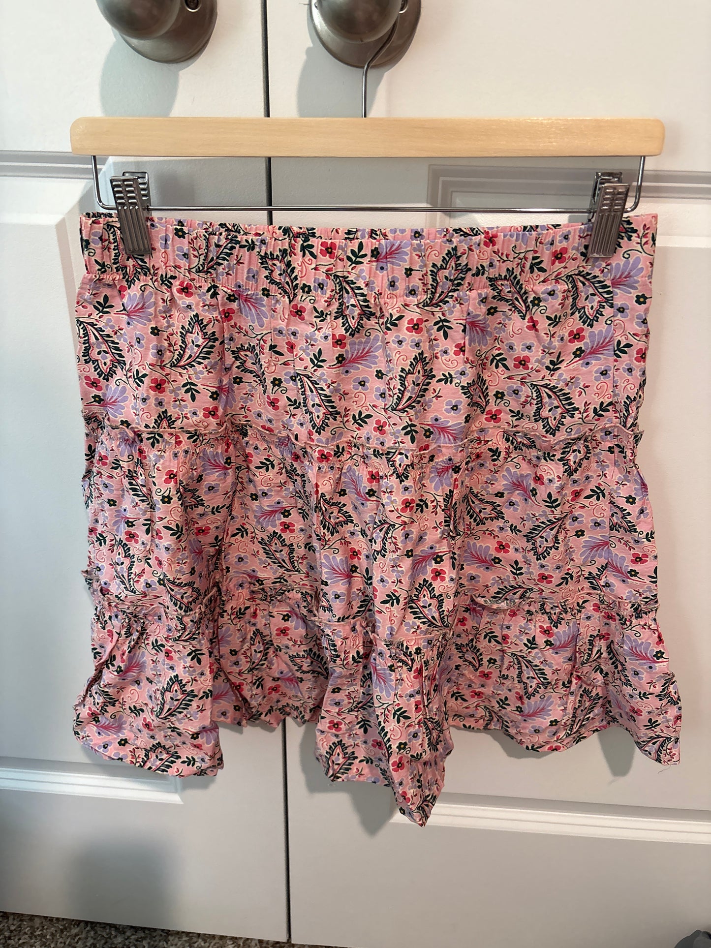 Pink Paisley Skirt