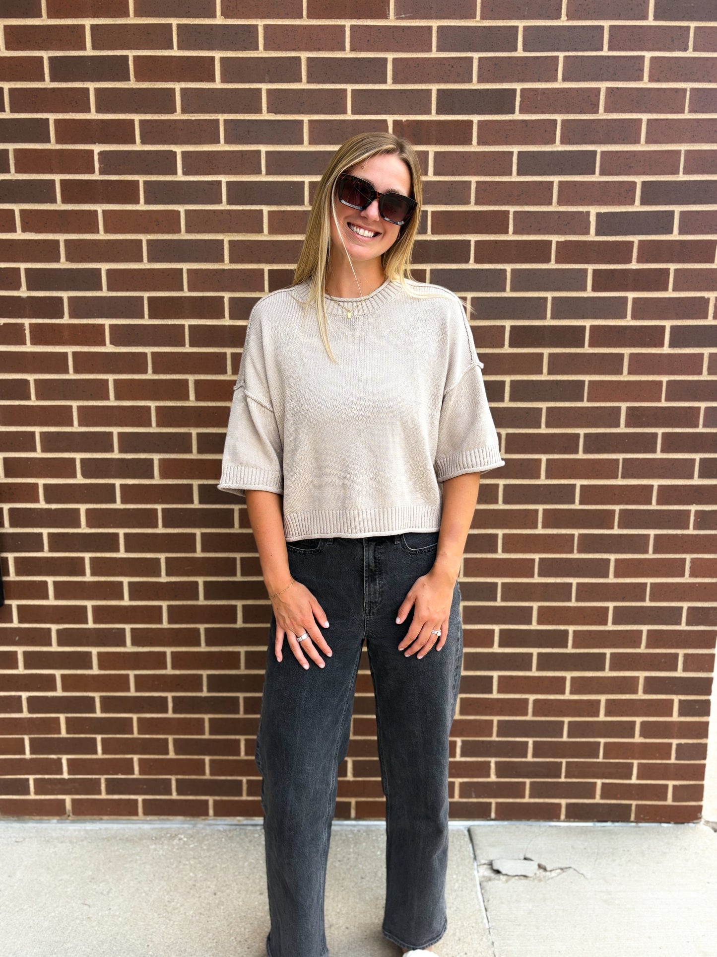 Seam Detail Top