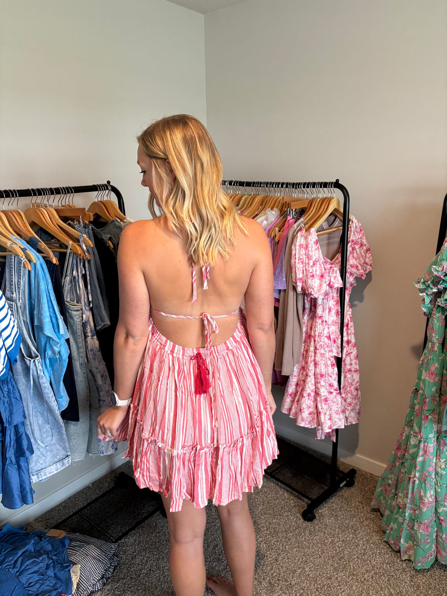 Striped Mini Dress