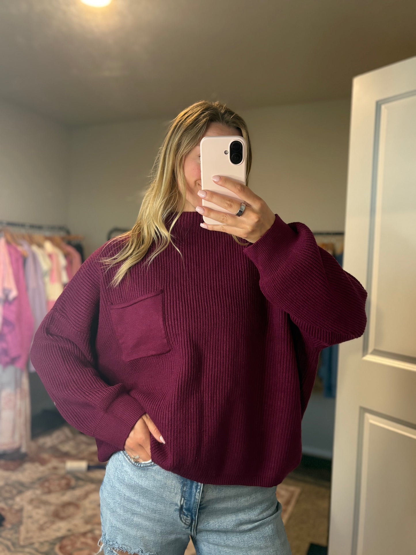Plum Sweater