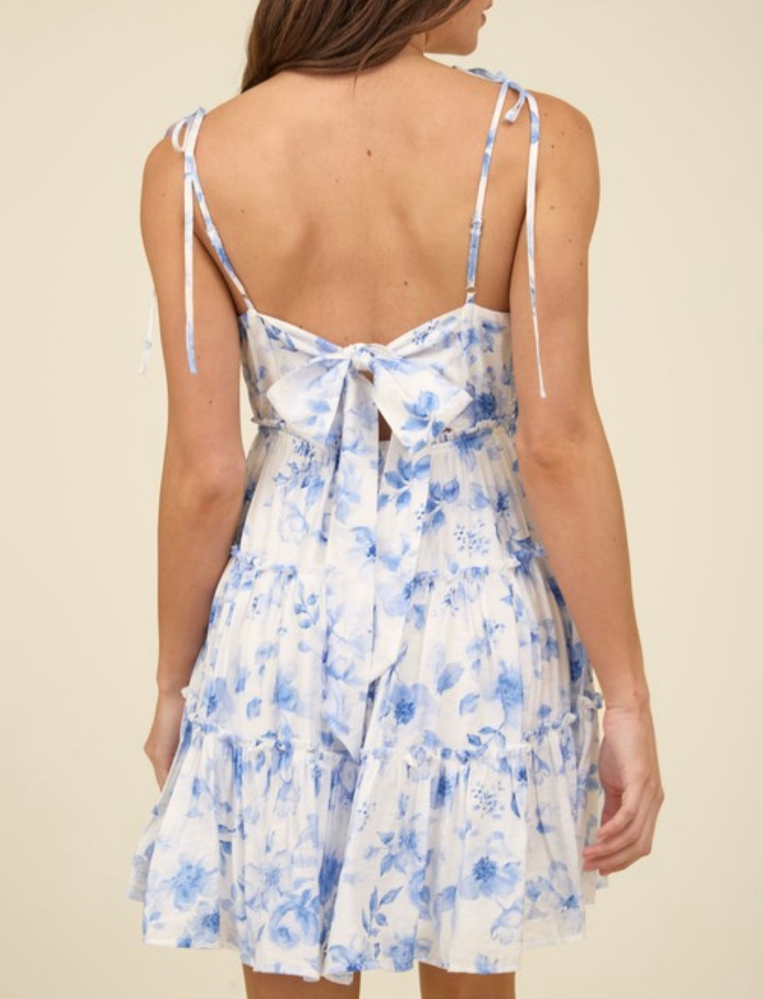 Floral Blue Dress