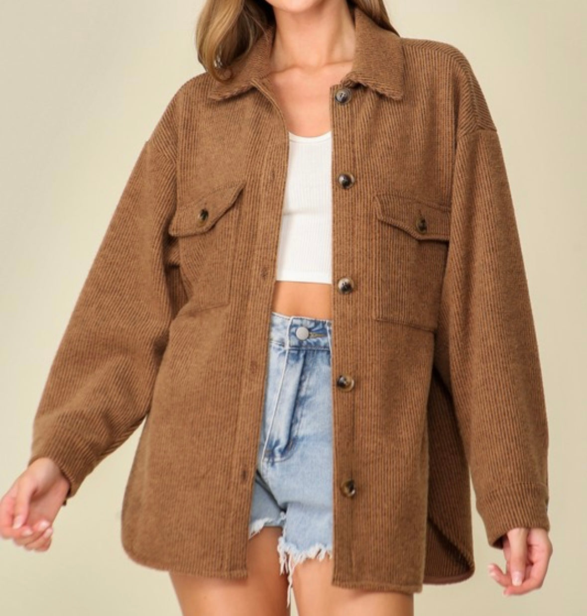 Waffle Shacket