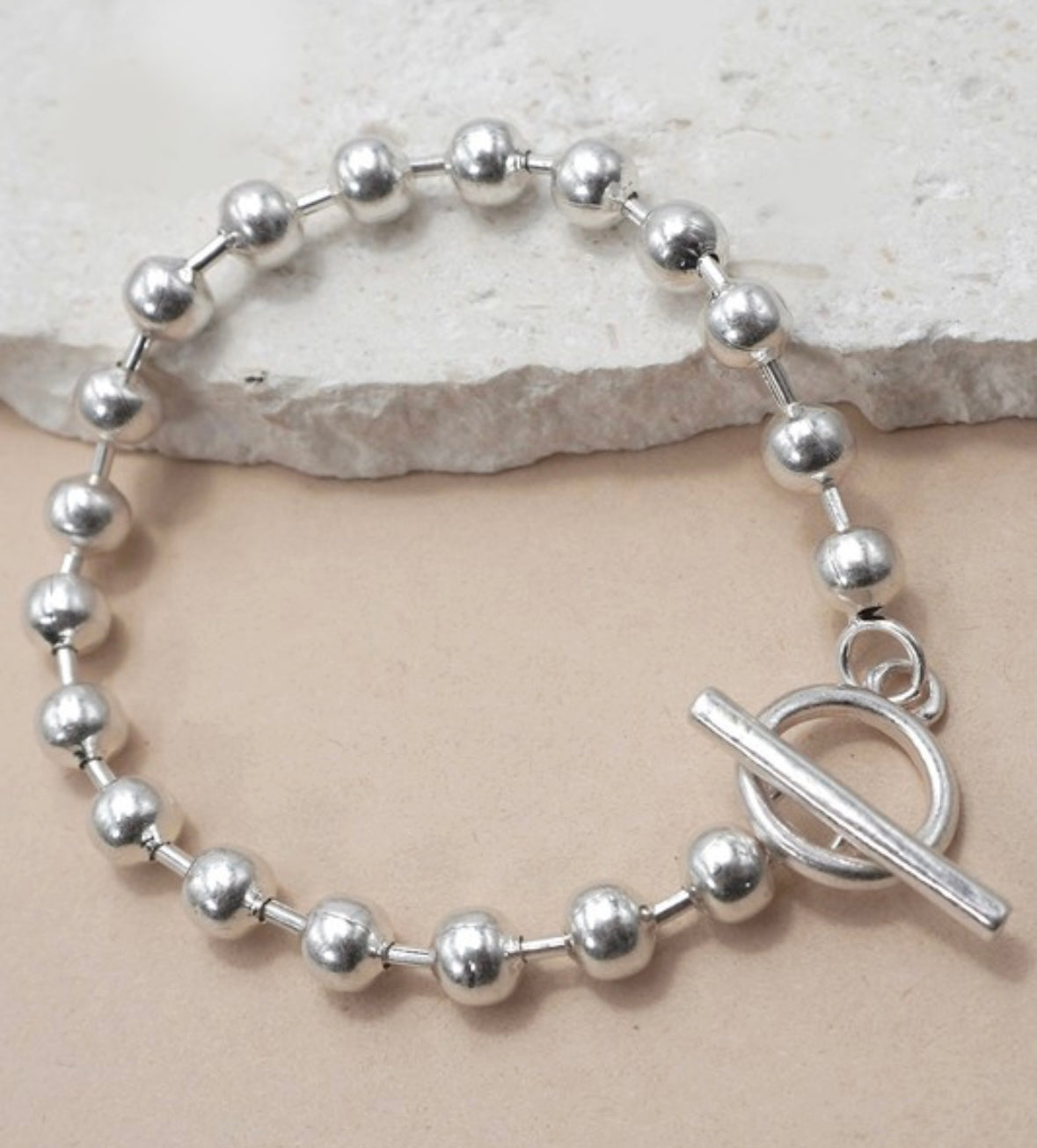 Silver Toggle Bracelet