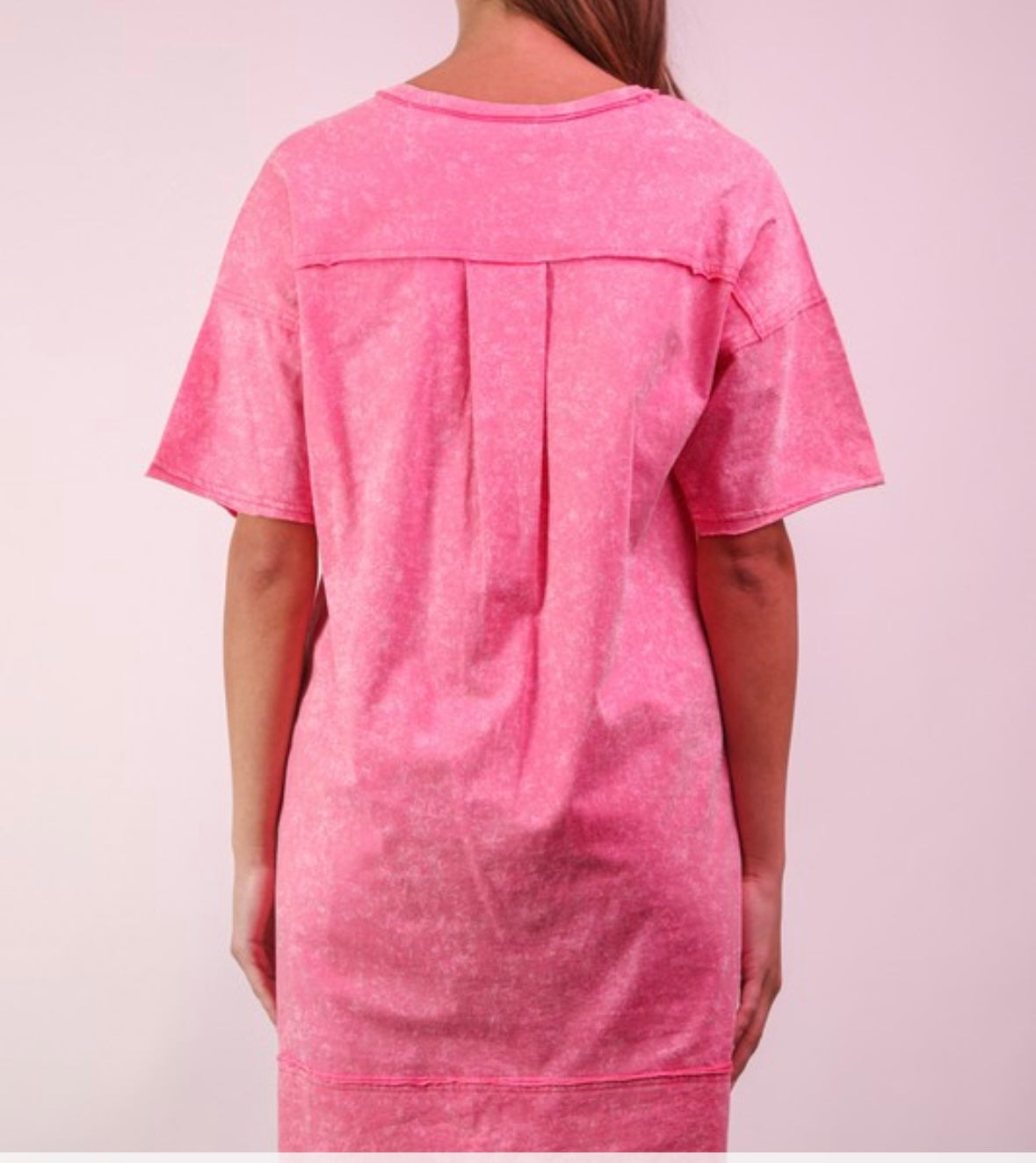 Pink T-Shirt Dress