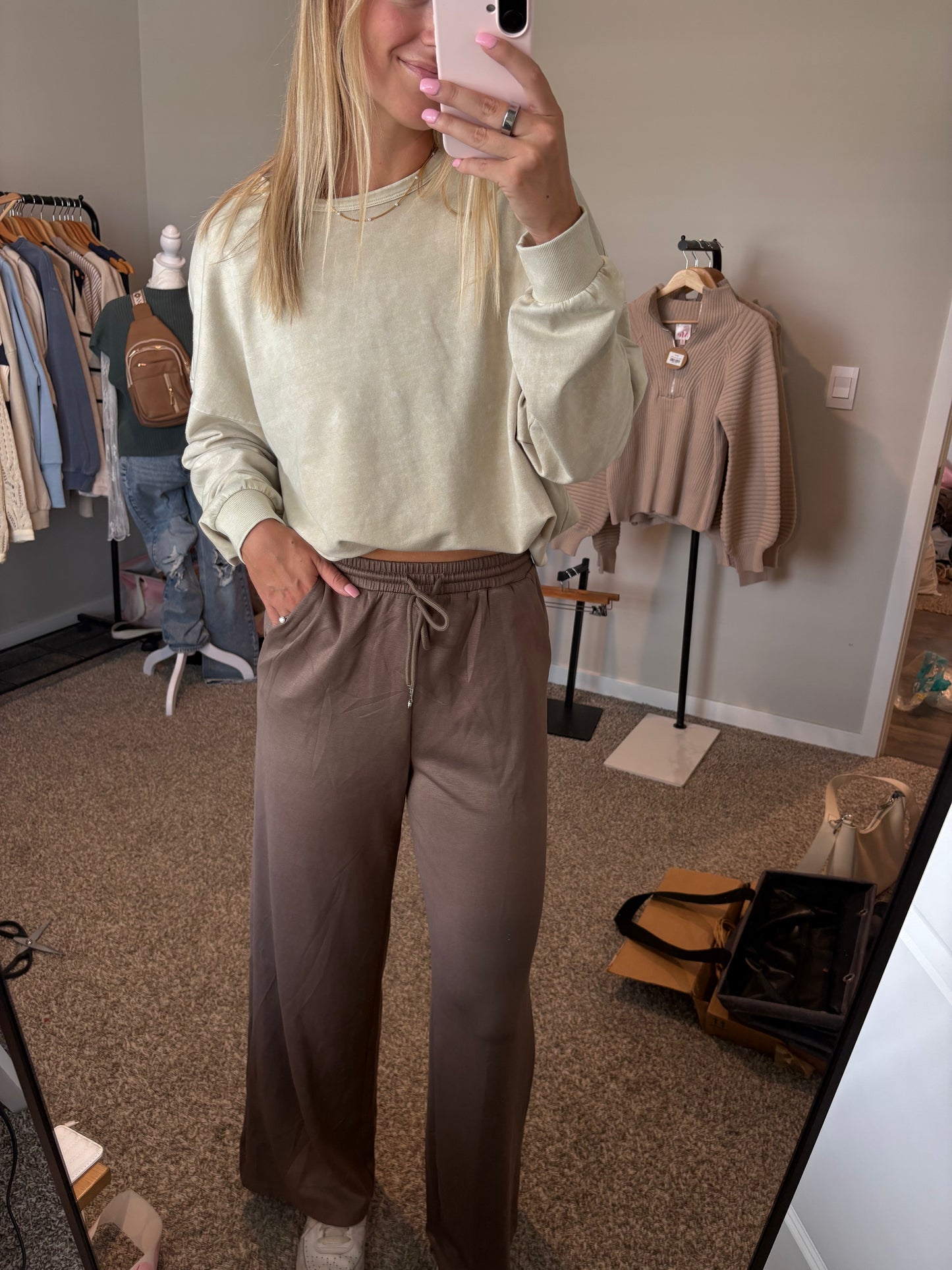 Flowy Mocha Pants