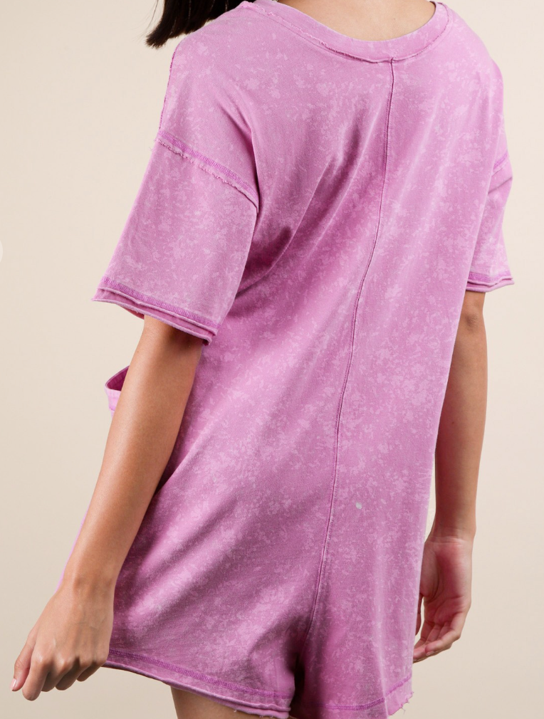 Mineral Washed Romper