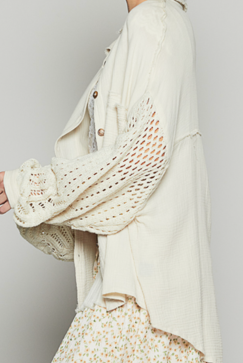 Crochet Button Up