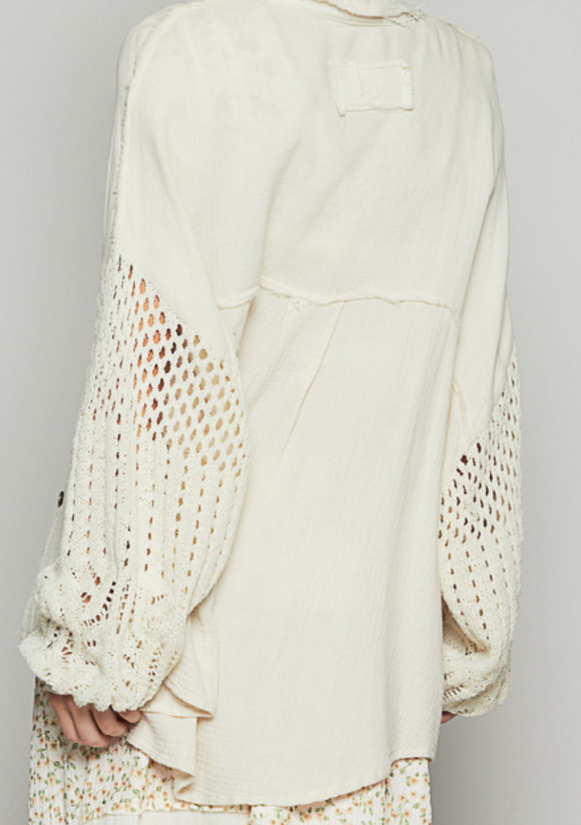 Crochet Button Up