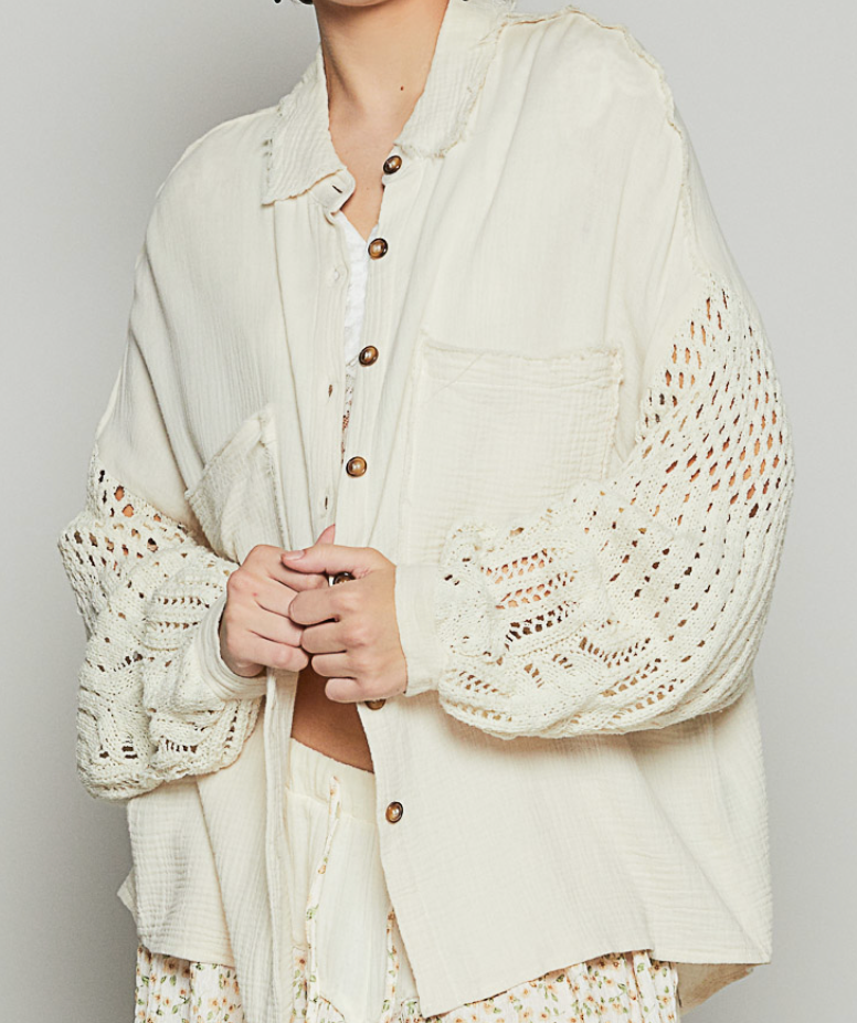 Crochet Button Up