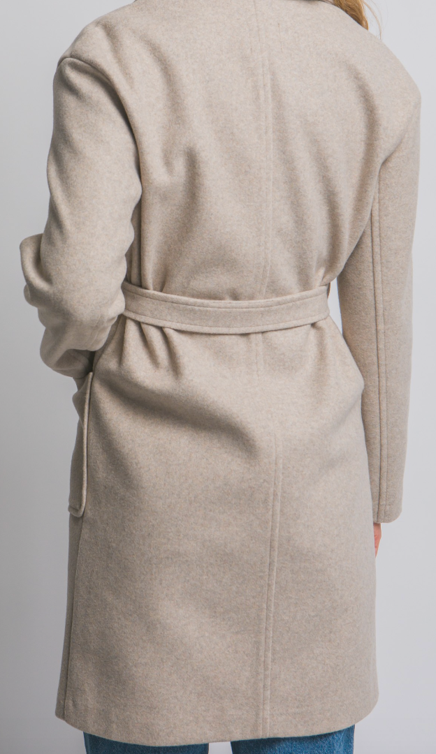 Tie-Front Coat