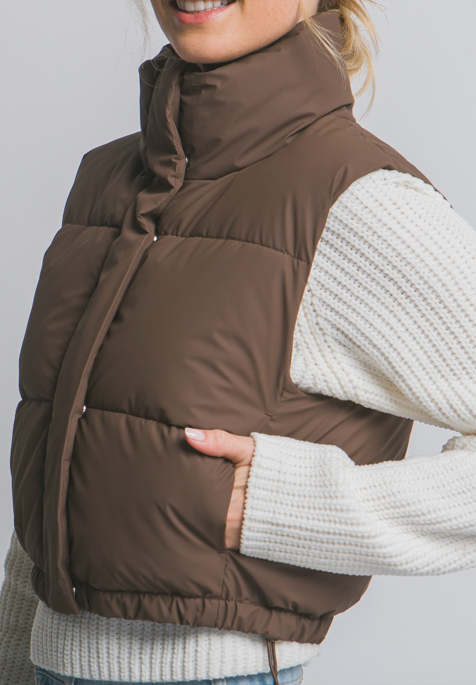 Espresso Puffer Vest