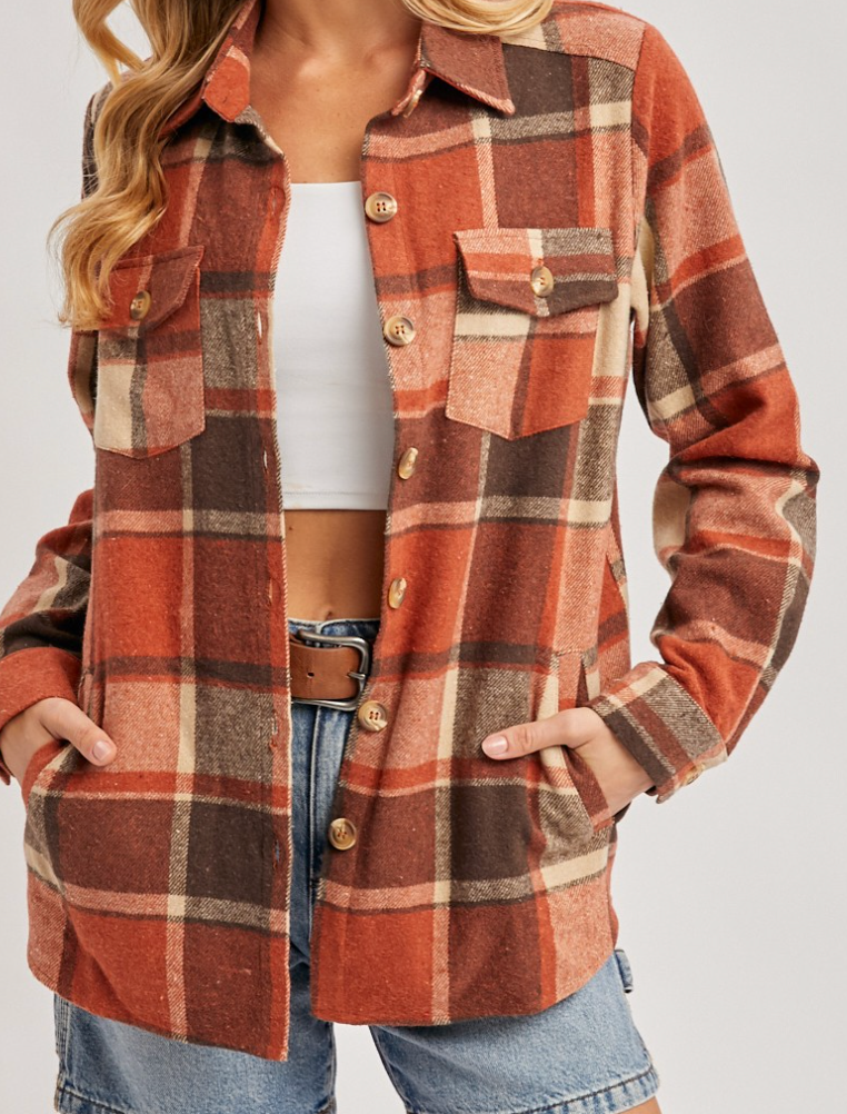 Plaid Flannel Shacket