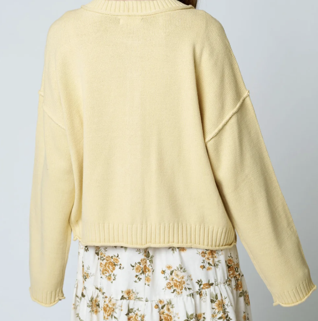 Yellow Cardigan