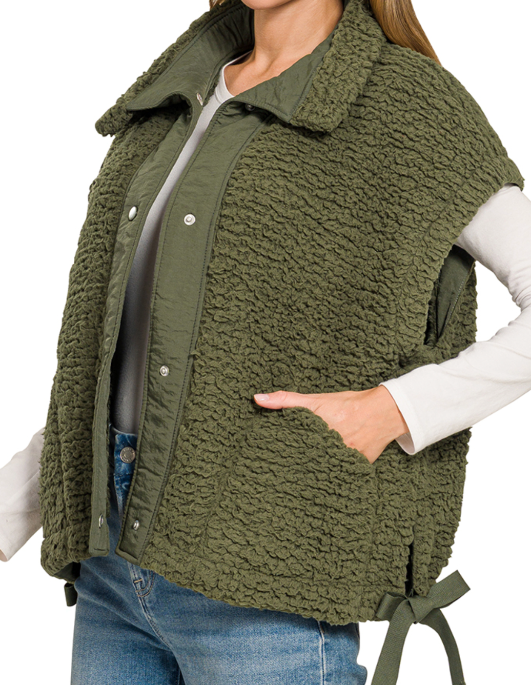 Oversized Faux Fur Vest