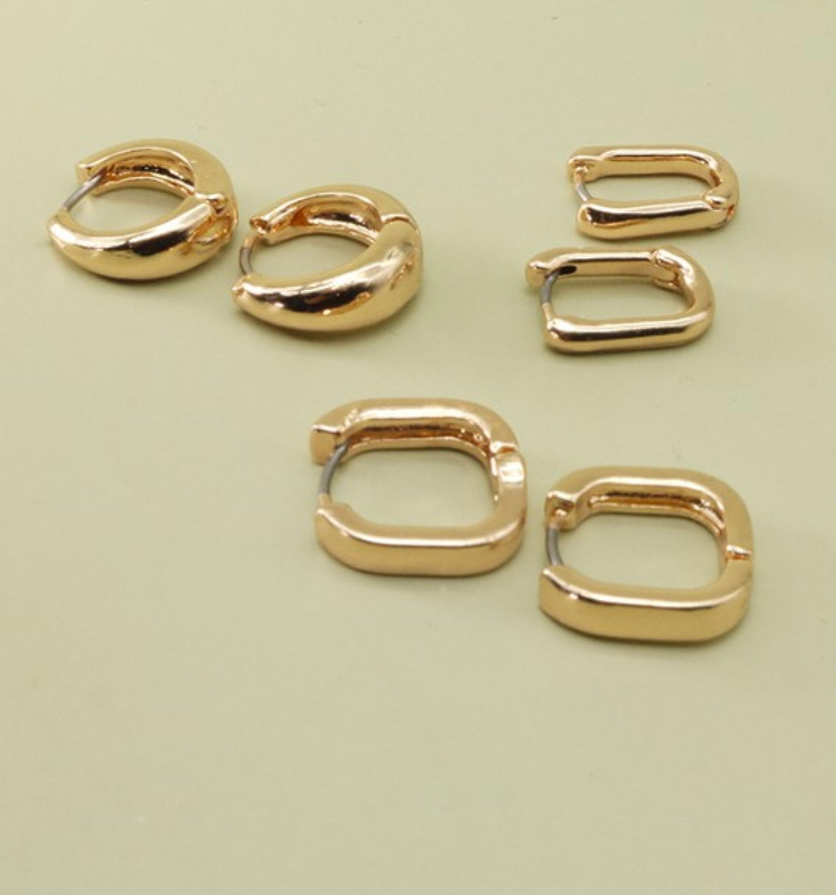 Trio Hoop Earrings