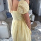 Butter Yellow Mini Dress