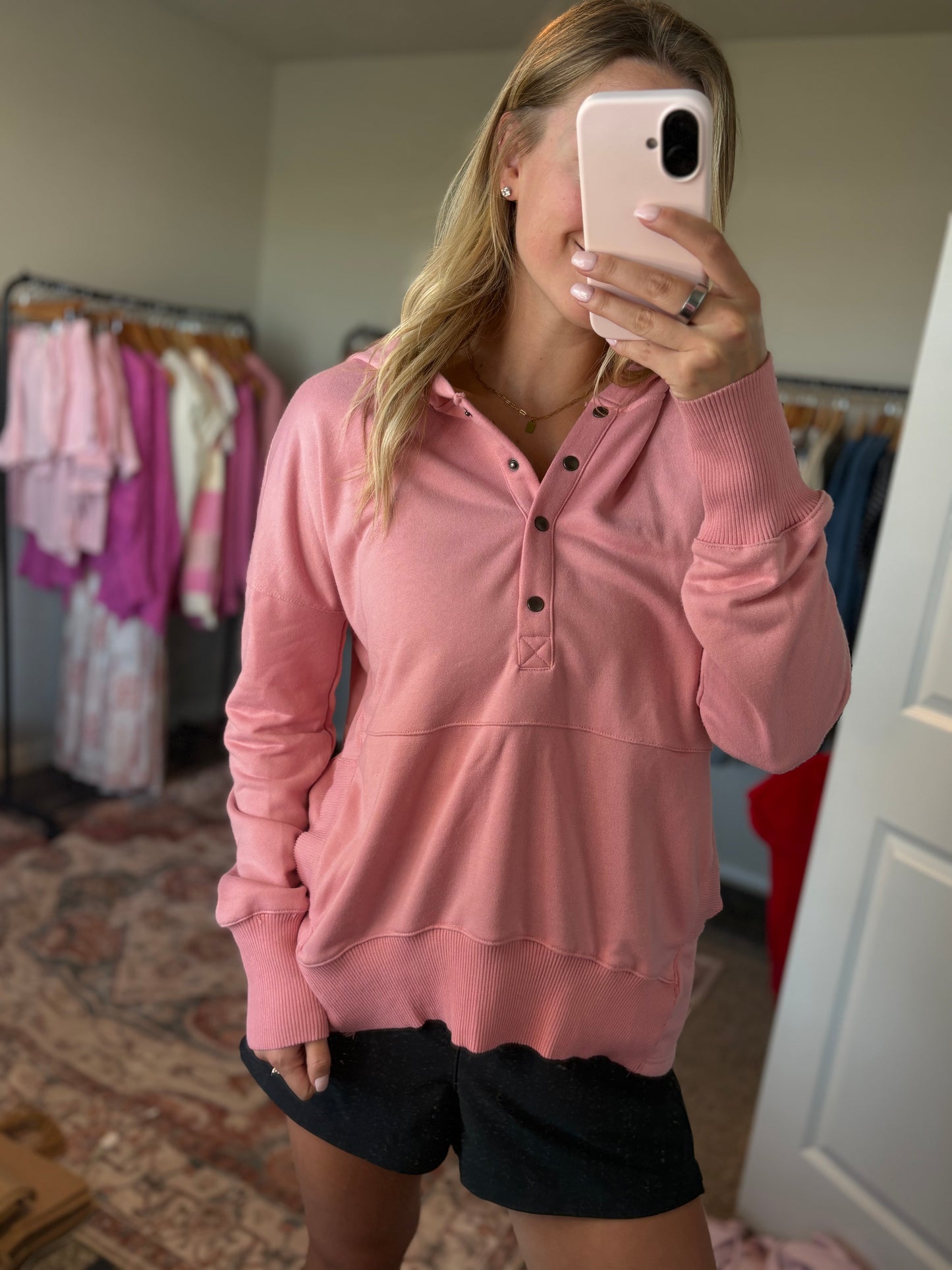 Half Button Pullover