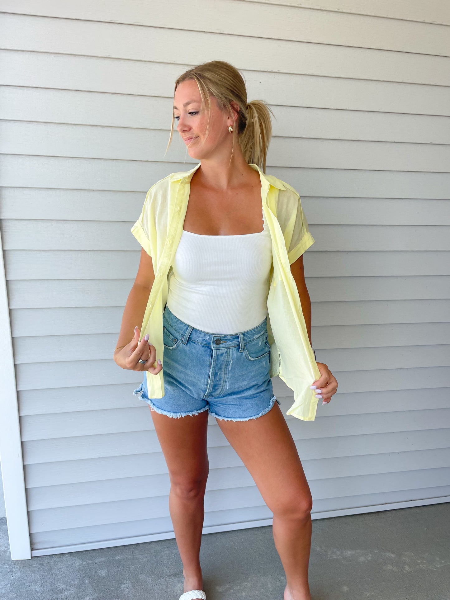 Yellow Cotton Shirt