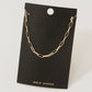 Rectangle Chain Link Necklace