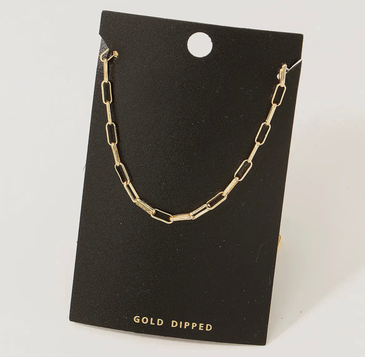 Rectangle Chain Link Necklace