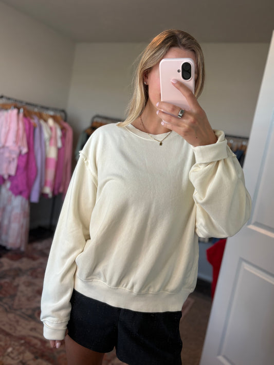 Cream Crewneck