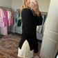 Black Ribbed Sweater
