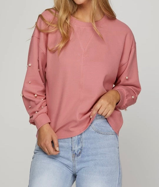 Blush Pearl Sweater