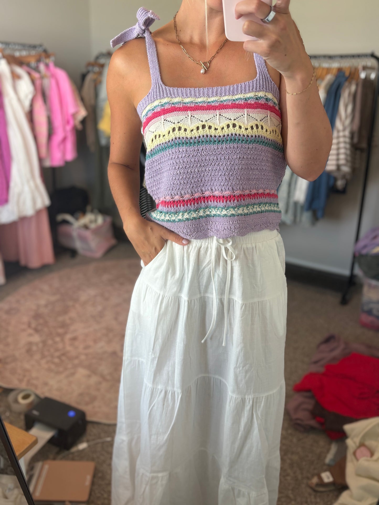 Linen Maxi Skirt