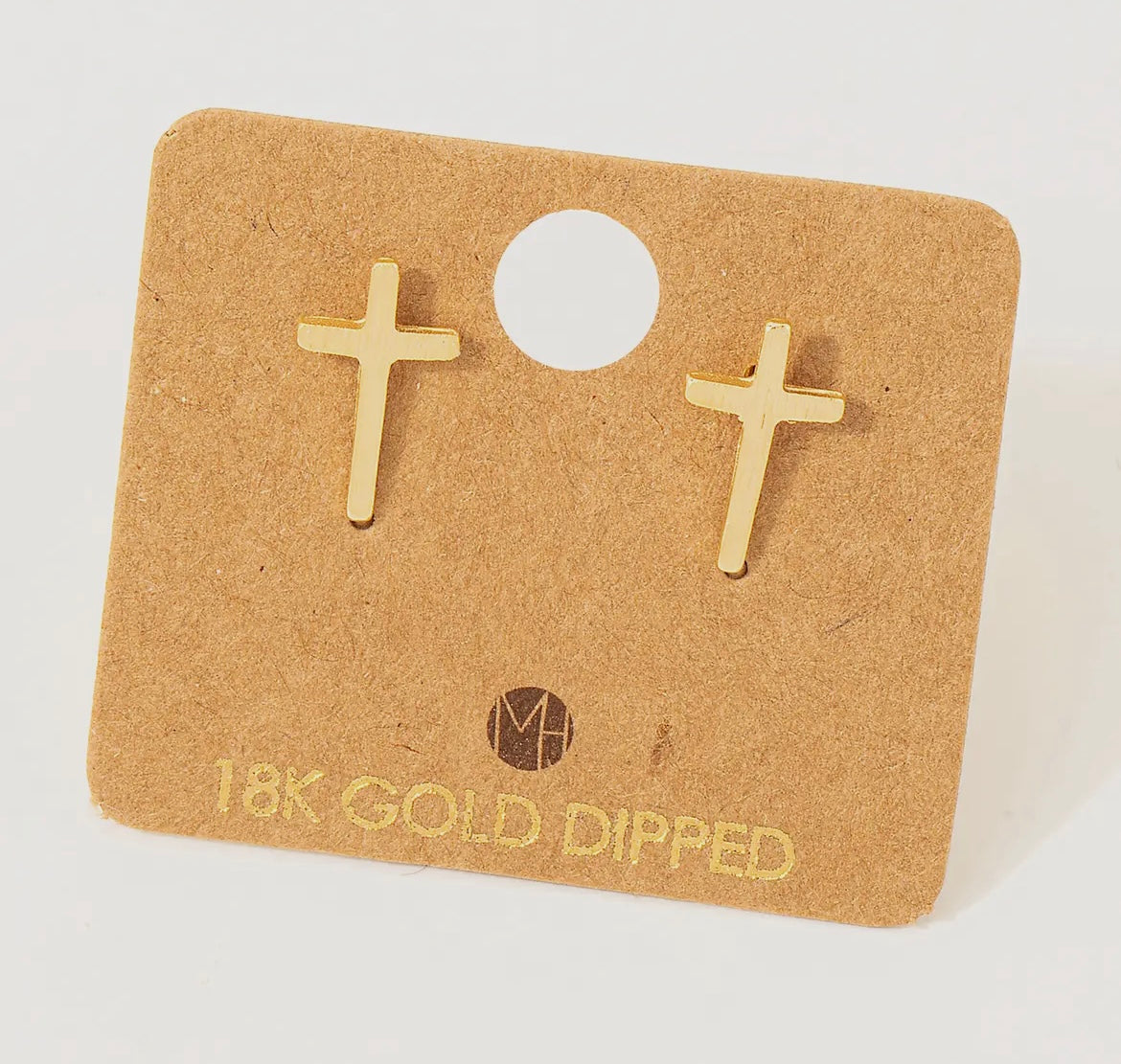 Mini Cross Stud Earrings