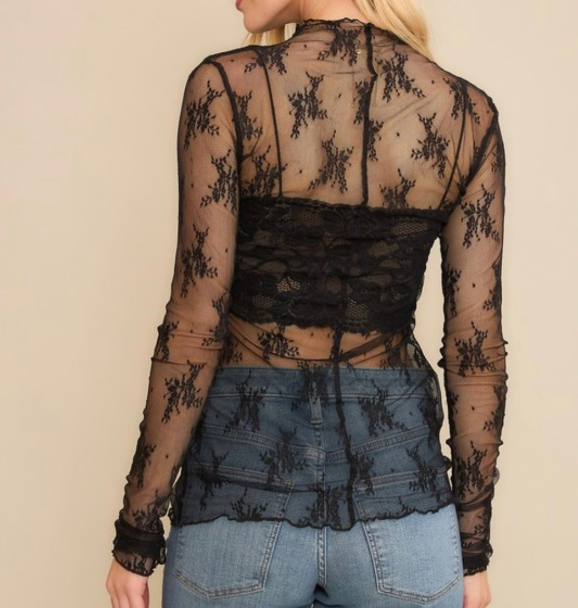 Mesh Lace Top