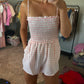 Pink Gingham Romper