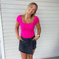Square-neck Bodysuit