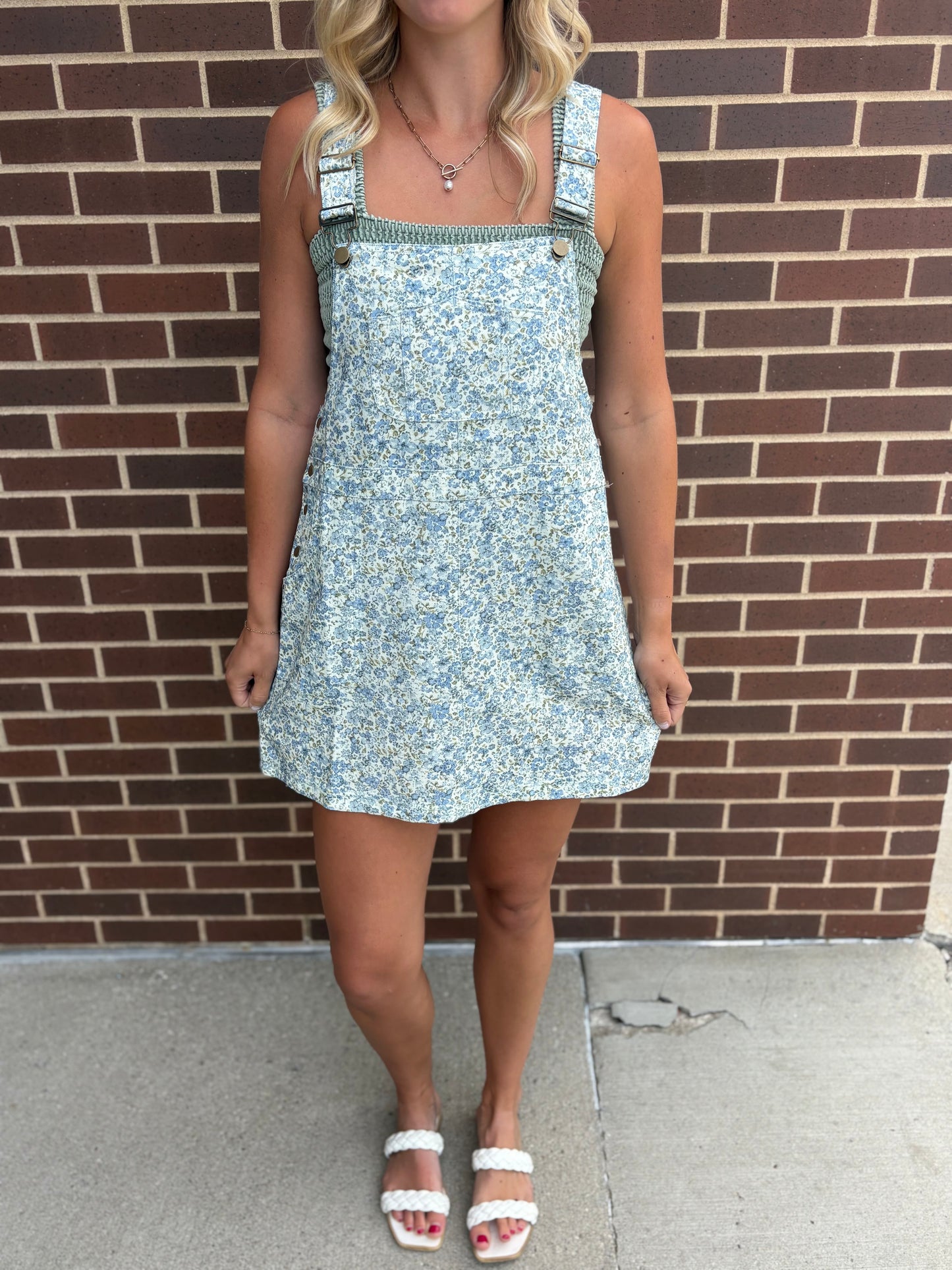 Floral Overall Dress