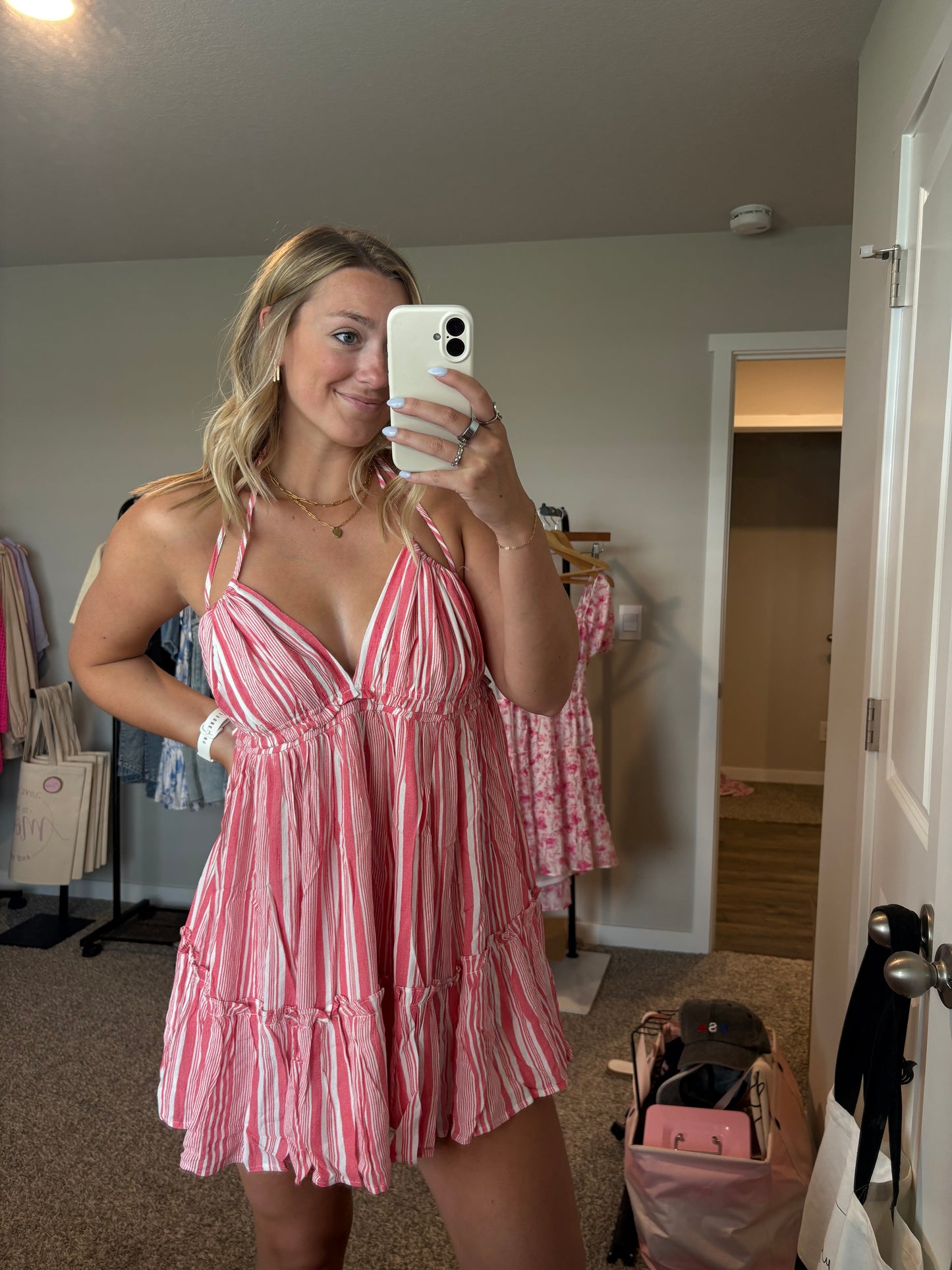 Striped Mini Dress