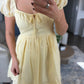 Butter Yellow Mini Dress