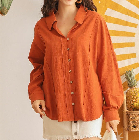 Rust Button Up