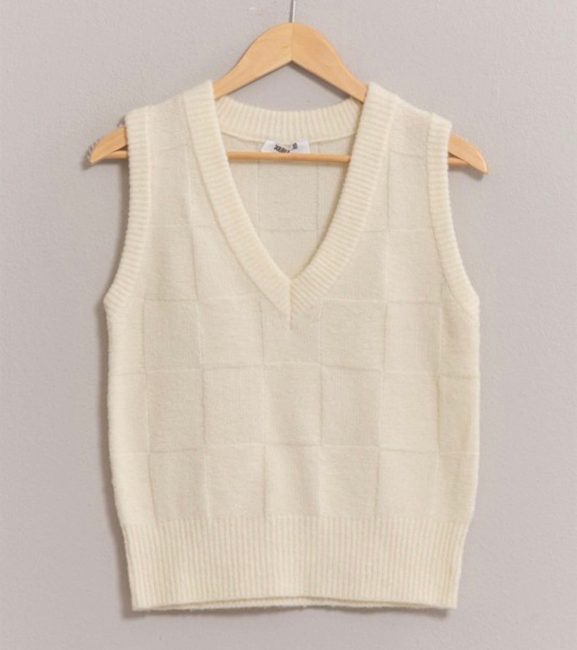 Cream Sweater Vest