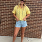 Lemon Knit Top