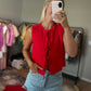 Tie Sweater Vest