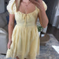 Butter Yellow Mini Dress