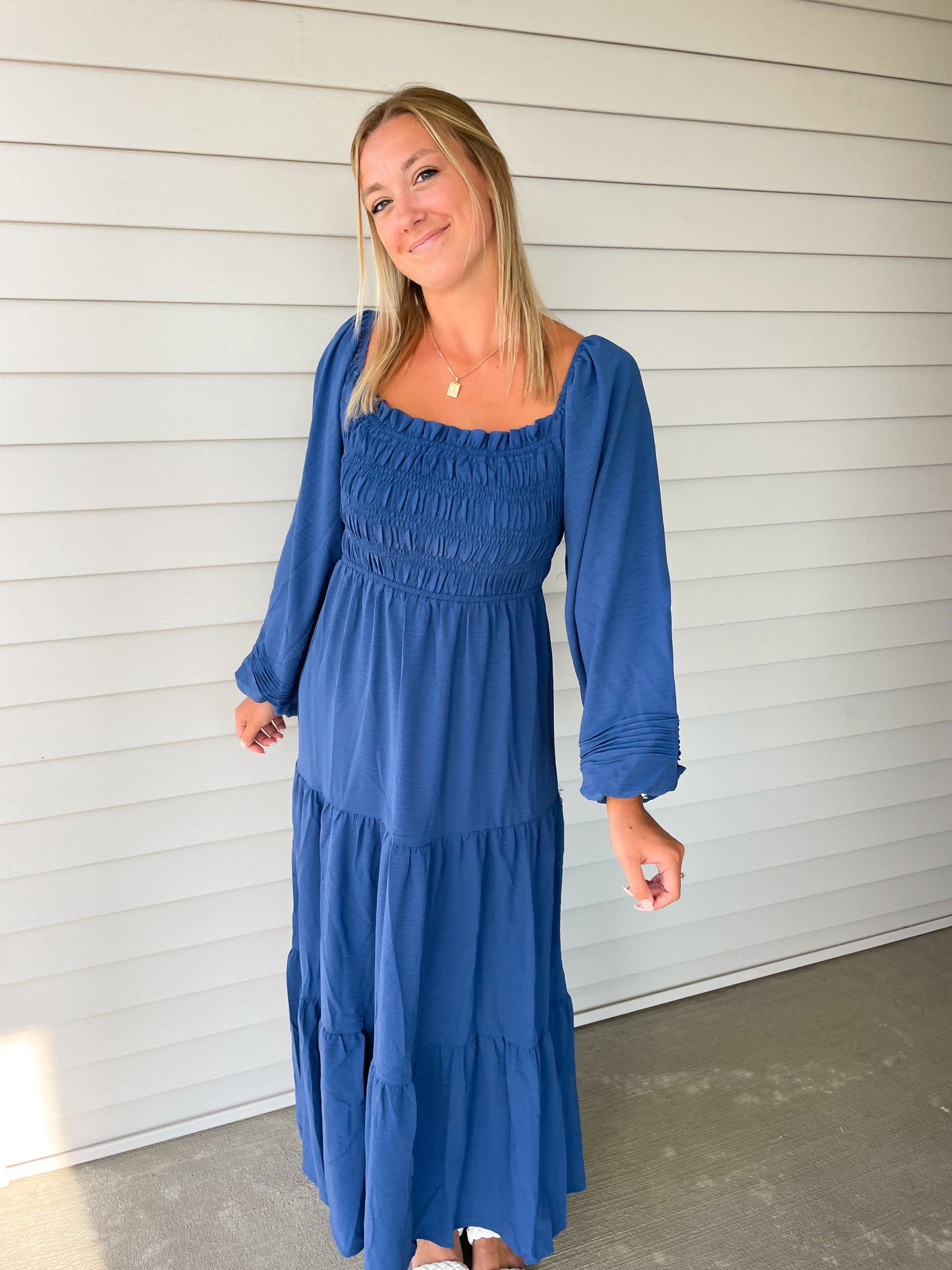 Navy Maxi Dress