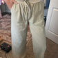 Olive Linen Pants