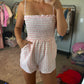 Pink Gingham Romper