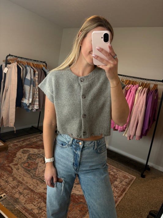 Boxy Sweater Vest