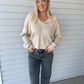 Taupe Ribbed Sweater