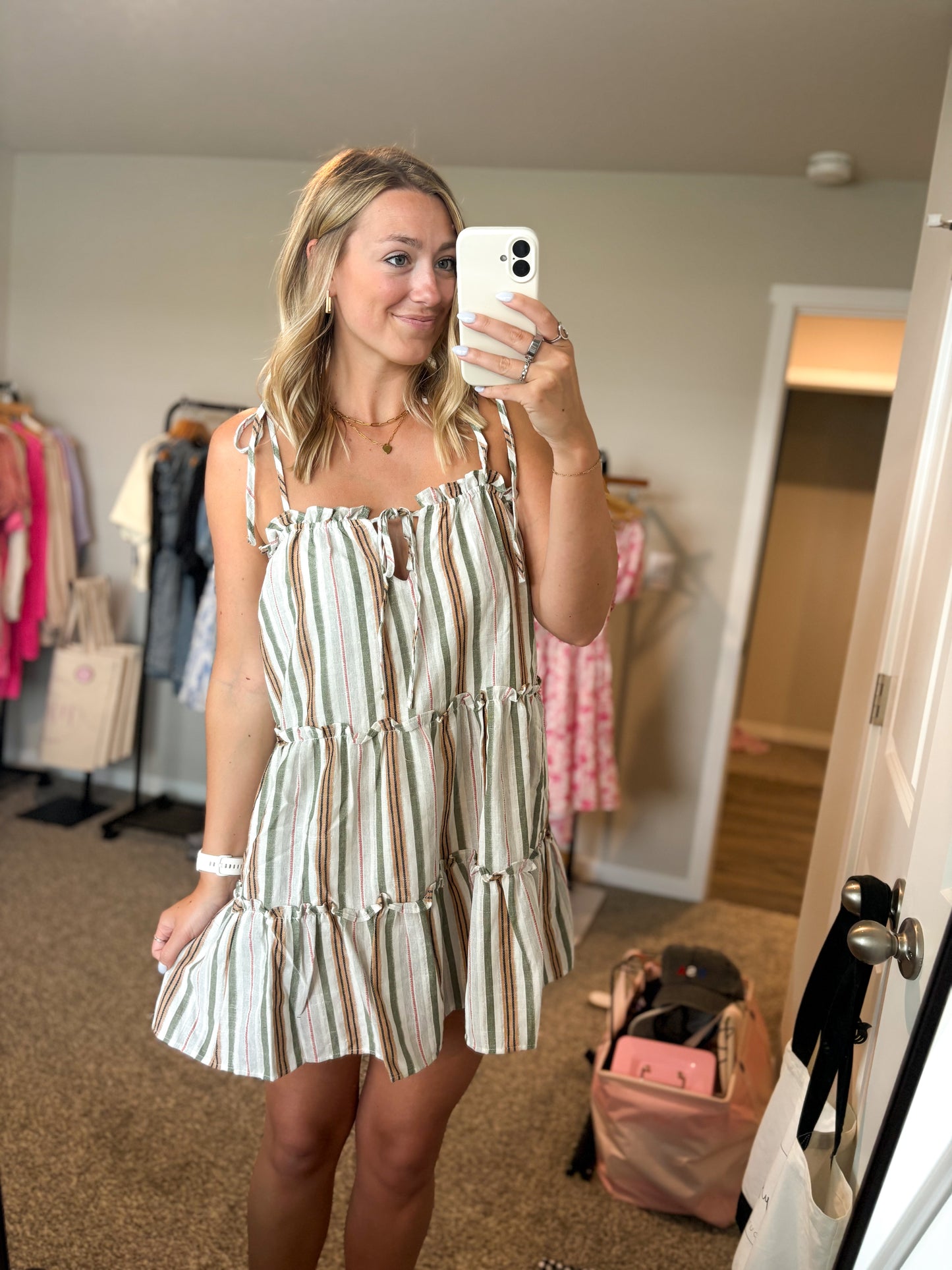 Ruffle Mini Dress