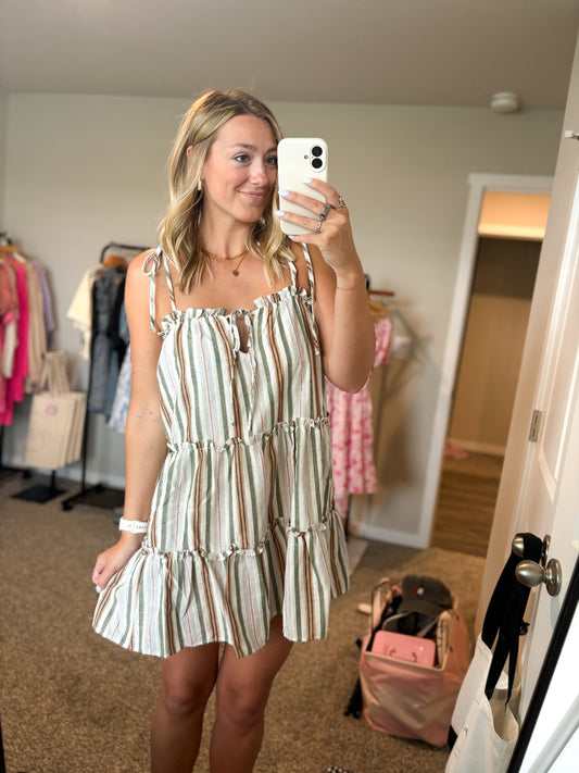 Ruffle Mini Dress
