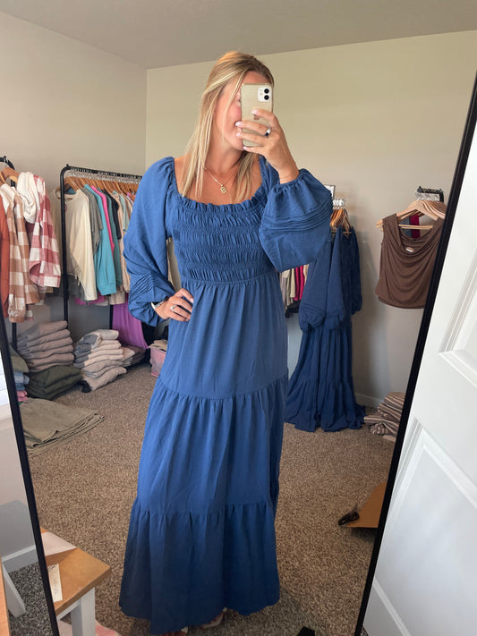 Navy Maxi Dress