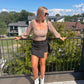 Washed Mini Skort